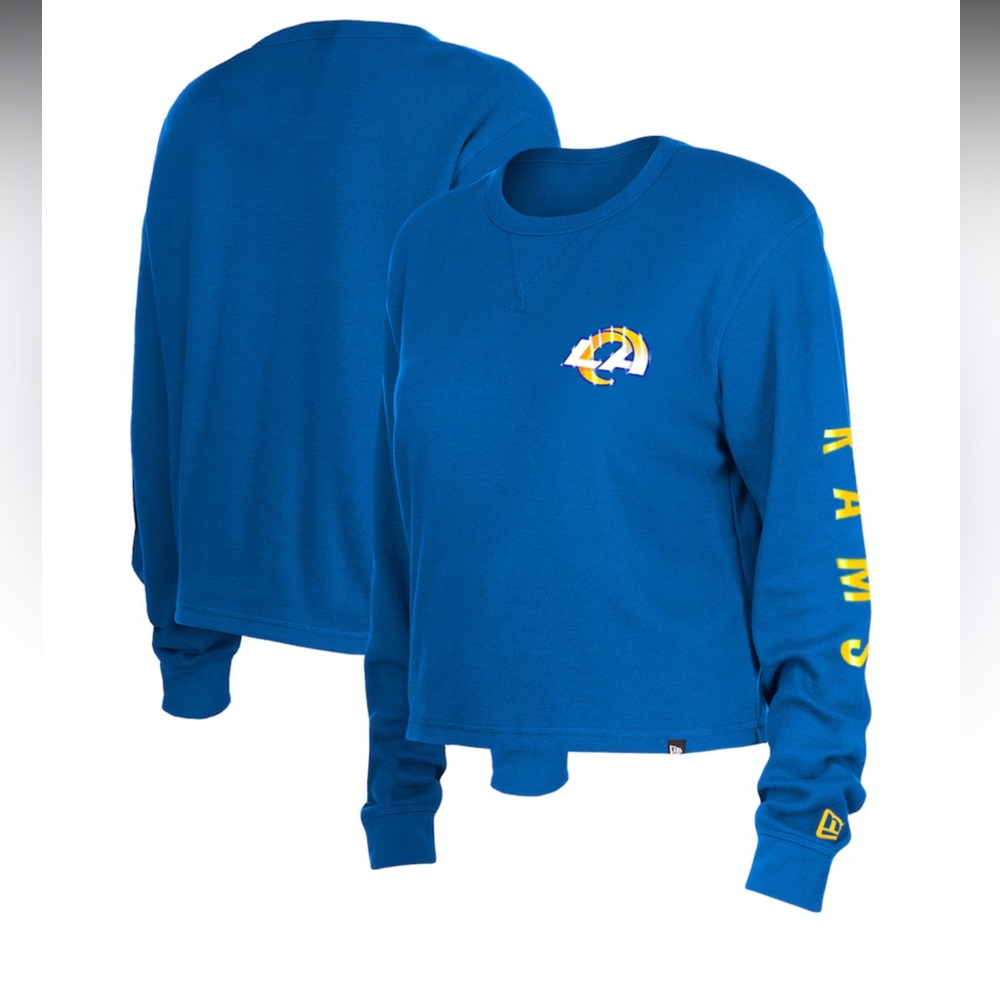 Los Angeles Rams New Era Women's Sport Night Thermal Long Sleeve